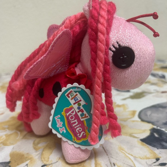 Rare New Lalaloopsy Ponies Lady bug Pink Stuffed Animal - Picture 1 of 11